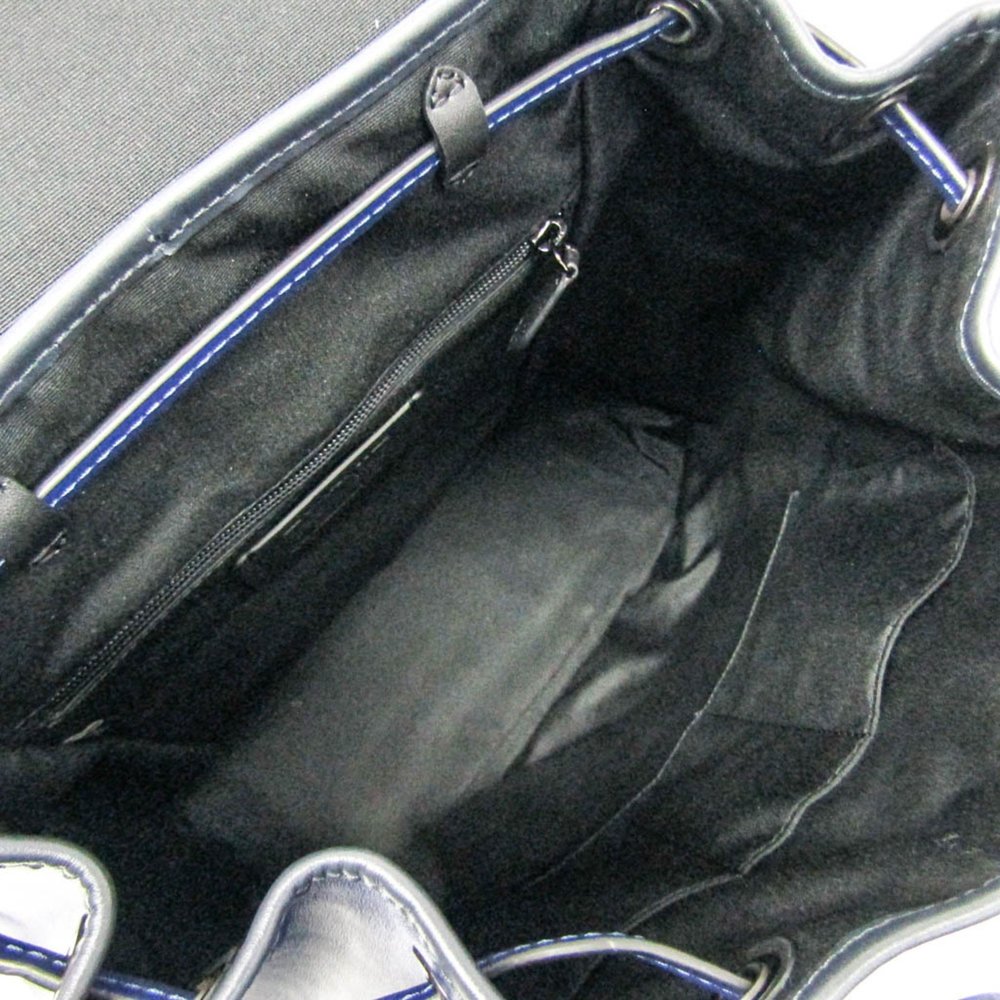 Coach Heritage C2902 Men's Leather Backpack Blue - Picture 3 of 10